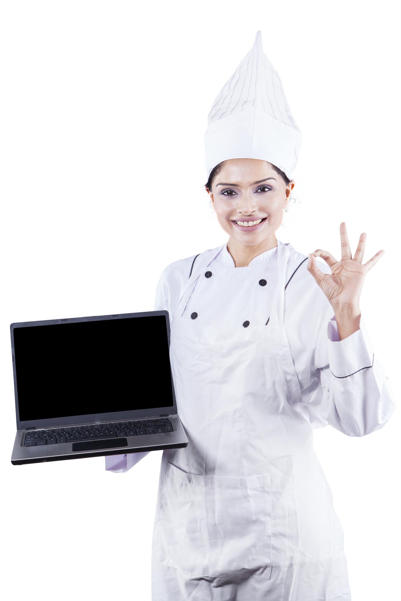 Chef demonstrating technique to small group